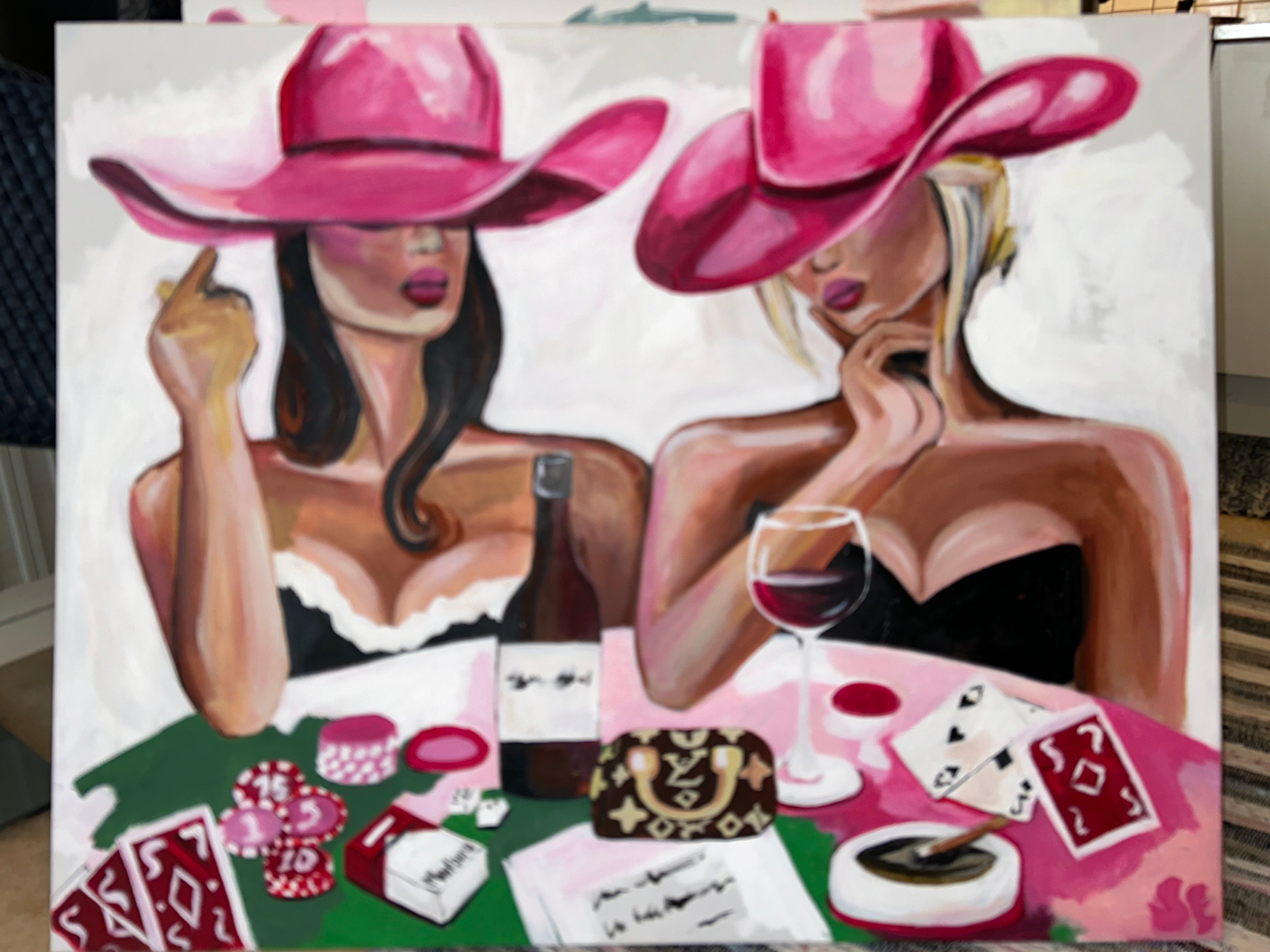 Cowgirl Acrylic Ladies