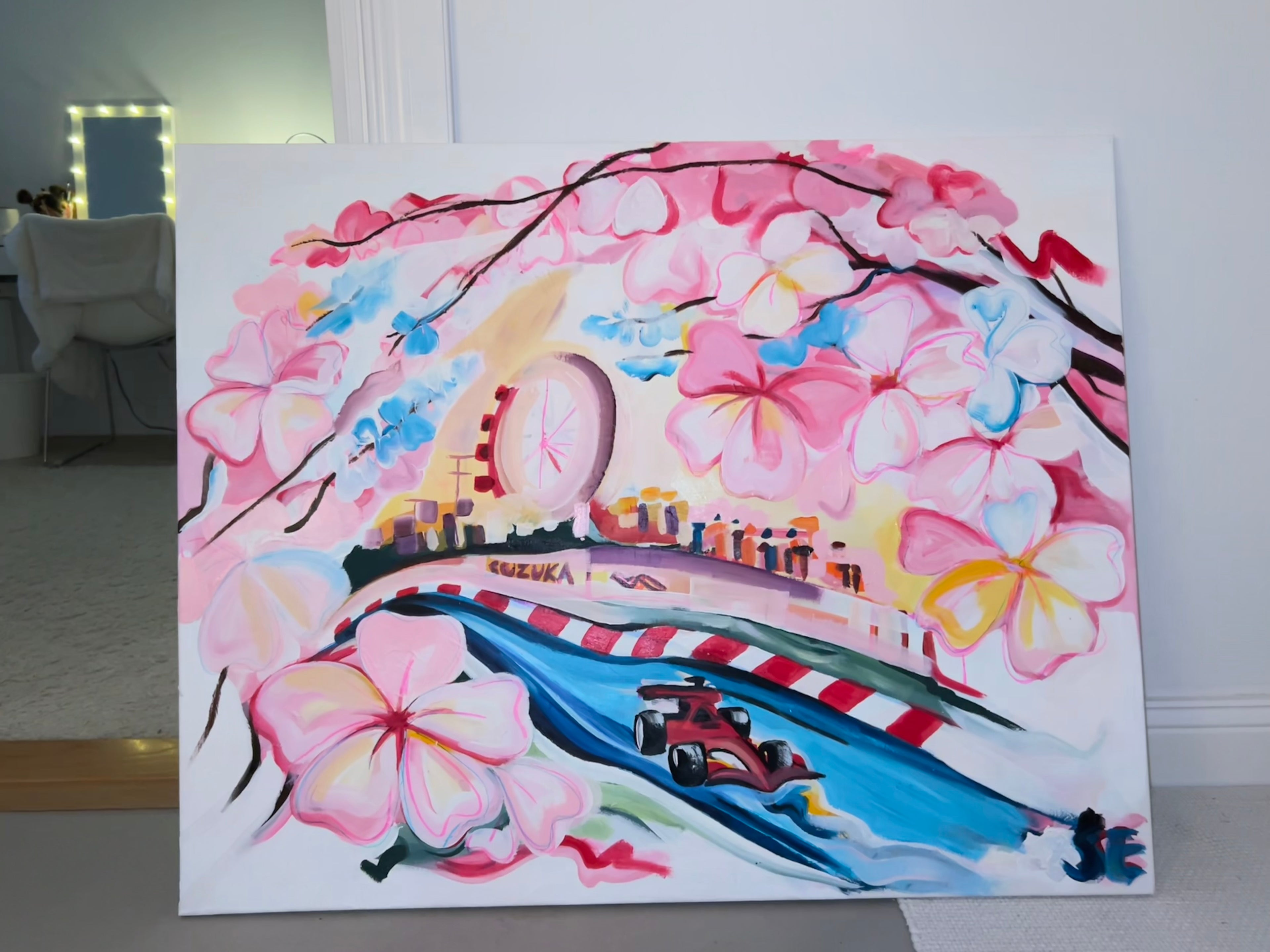 Blossom like Suzuka Circuit