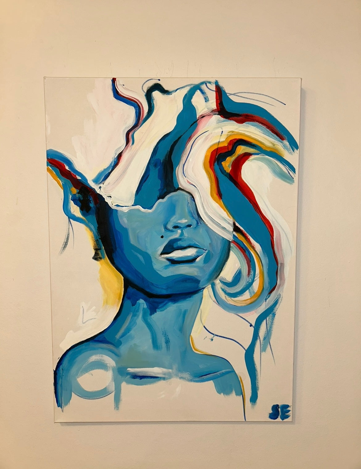Moon Acrylic Lady
